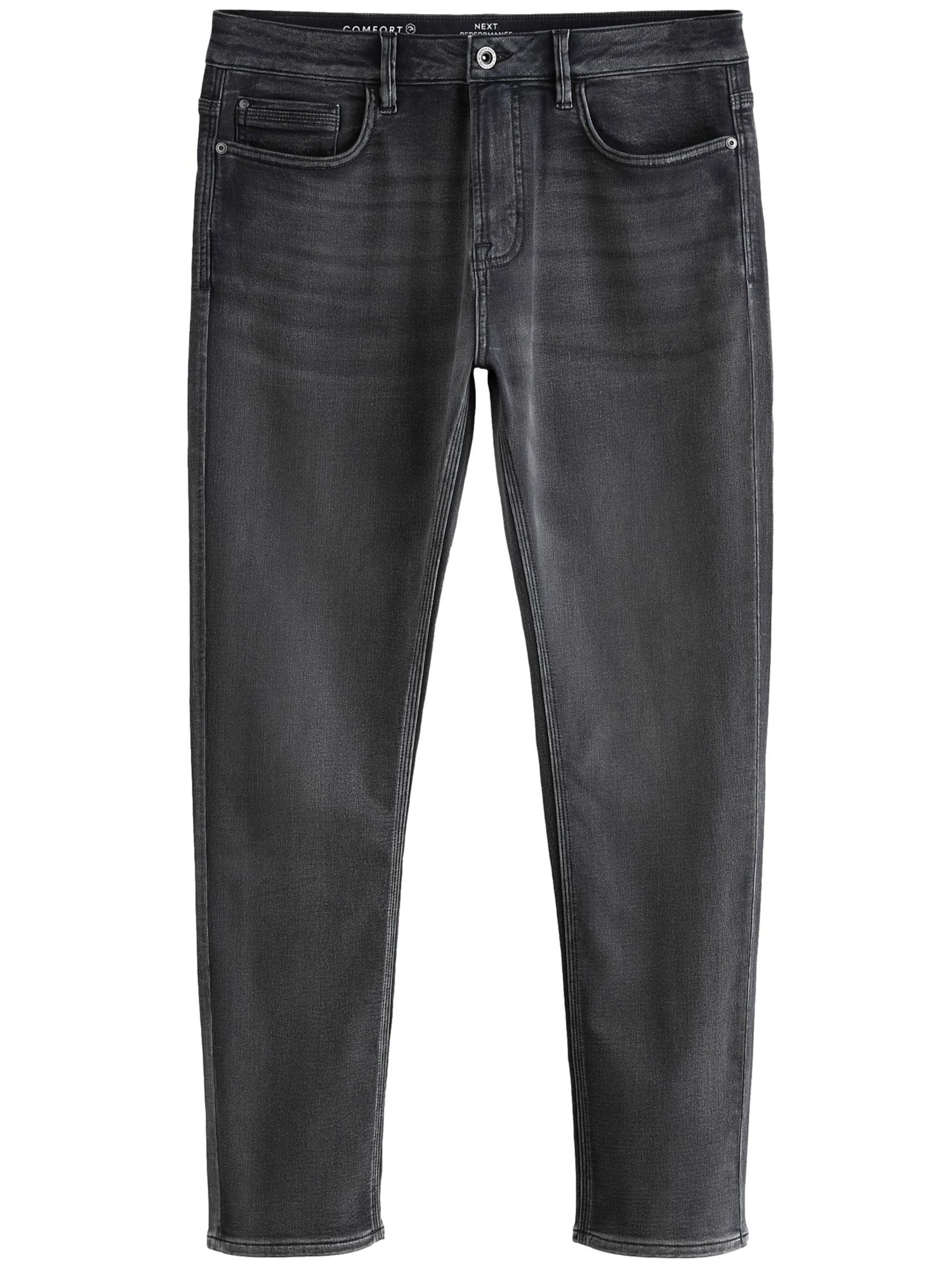 Slimfit Jeans de la Next pe gri: față