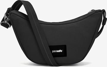 Borsa a tracolla di Pacsafe in nero: frontale