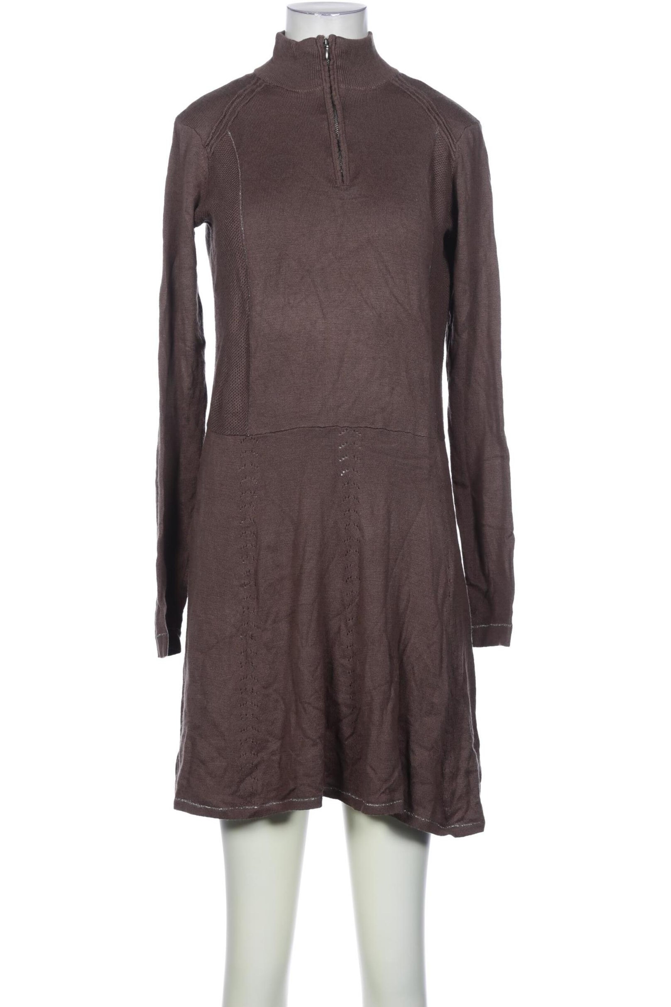 Cream Dress in M in Brown: front