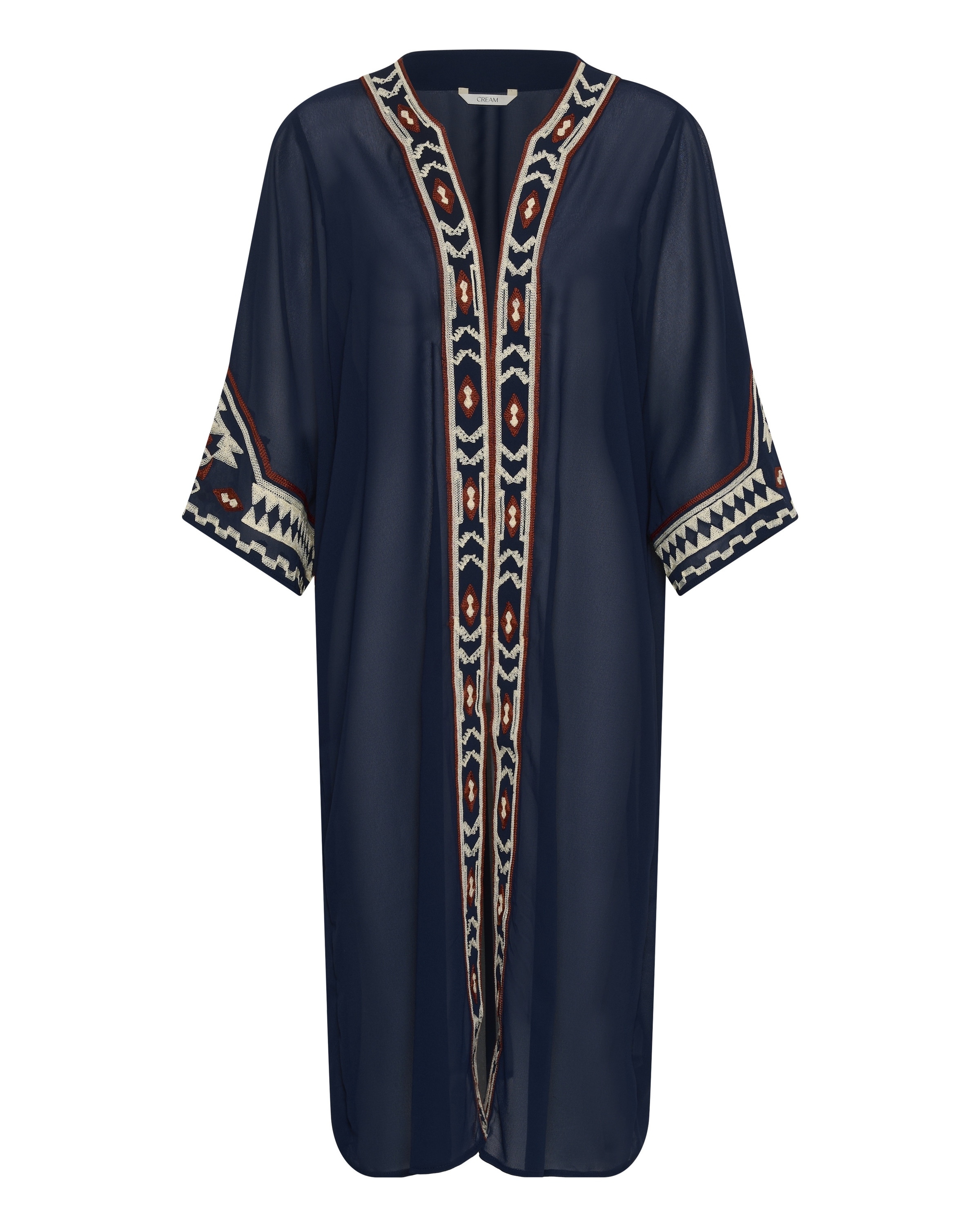 Cream Kimono 'CRBeti' in Blau: Vorderseite