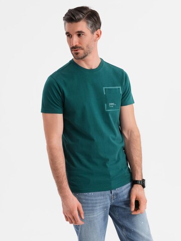Ombre Shirt in Groen