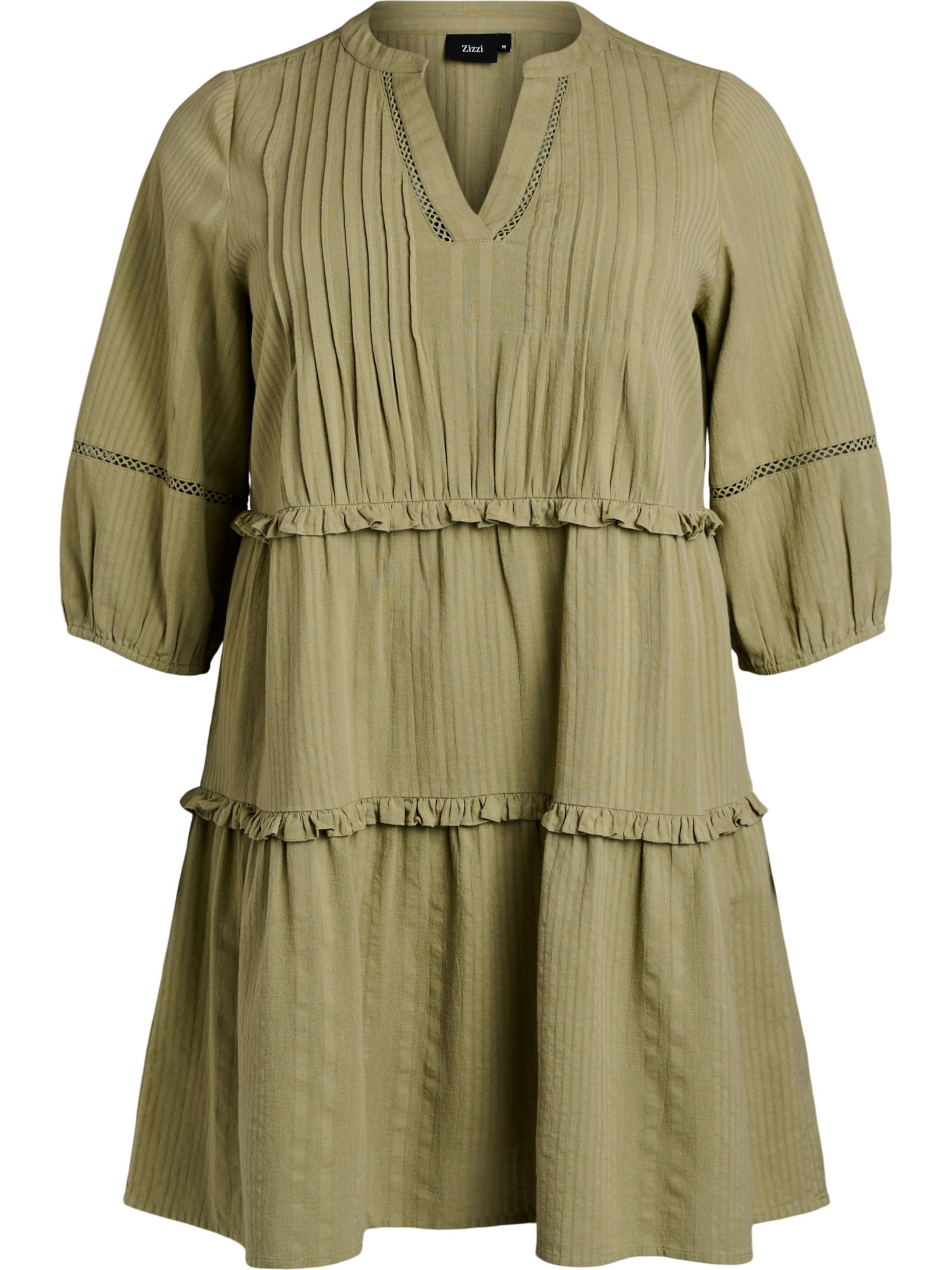 Zizzi Платье 'Calise' в Цвет яблока, Обзор товара