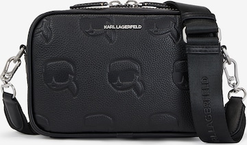 Karl Lagerfeld Crossbody bag 'Ikonik' in Black: front