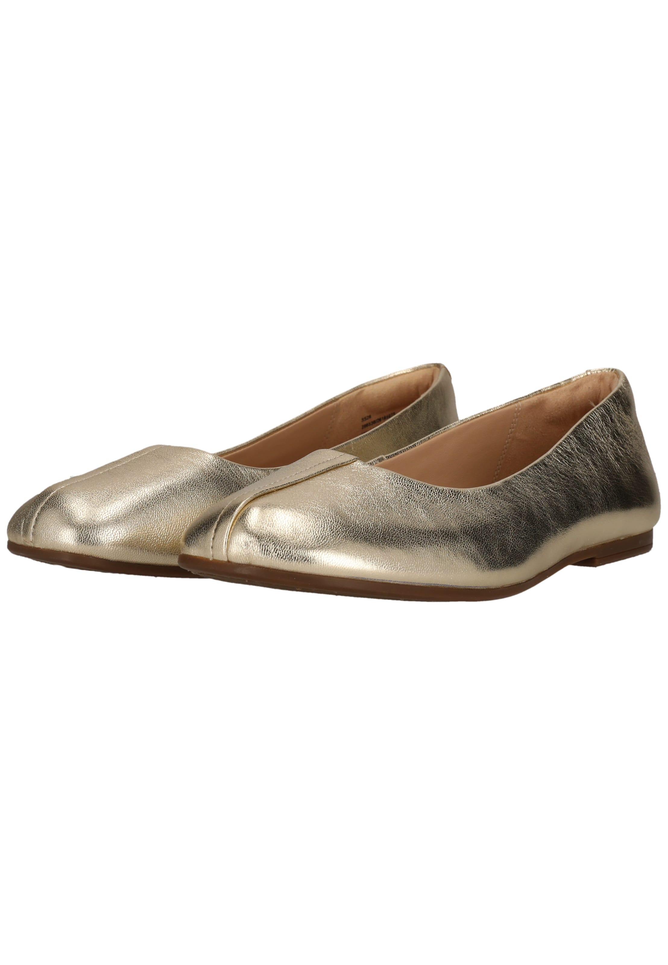 CLARKS Ballerina 'Livia' in Gold