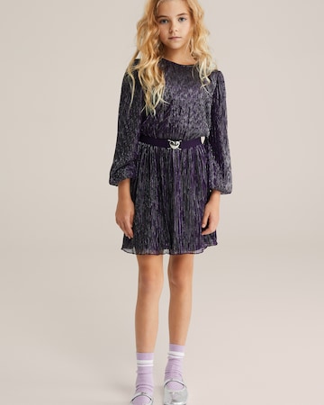 WE Fashion Dress in Purple: front