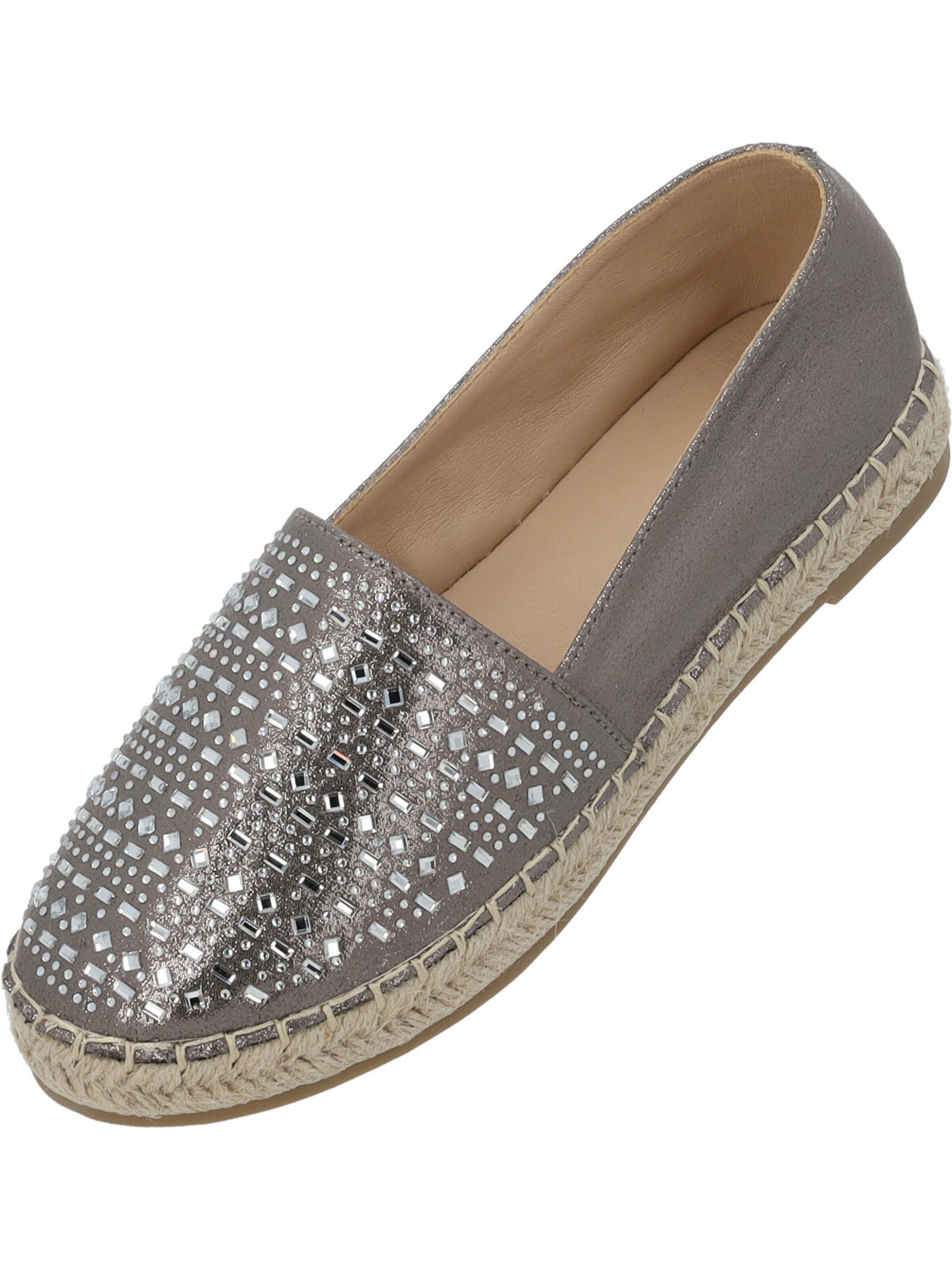 Palado by Sila Sahin Espadrilles 'Palado Chesu by Sila Sahin'‌‌‌ in Grau: Vorderseite
