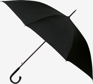 Maxte Regenschirm in Schwarz: Vorderseite