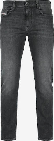 DIESEL Slimfit Jeans 'D-STRUKT' in Schwarz: Vorderseite