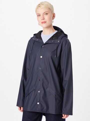 Veste fonctionnelle RAINS en bleu : devant