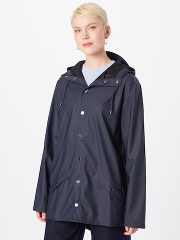 RAINS Performance Jacket in Blue: front