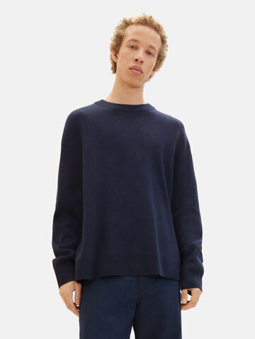 TOM TAILOR DENIM Pullover in Blau