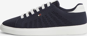 mėlyna TOMMY HILFIGER Sportbačiai be auliuko 'LIGHT KNIT': priekis