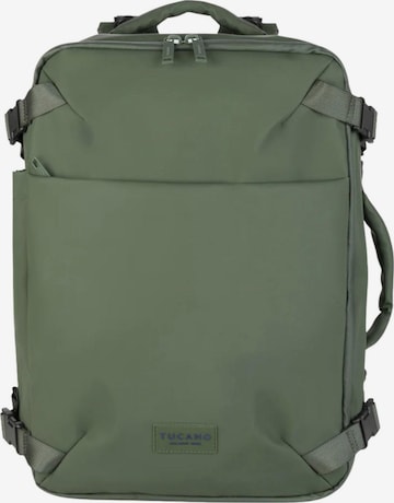 TUCANO Plecak 'TUGO' M DRY BAGAGLIO A MANO 15.6"' w kolorze zielony: przód