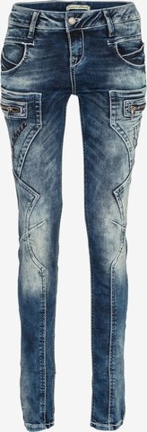 CIPO & BAXX Slimfit Jeans 'Imagine' in Blauw: voorkant