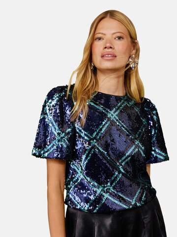 T-shirt love & roses en bleu : devant