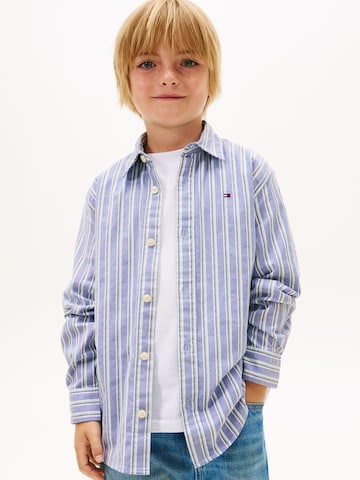 TOMMY HILFIGER Regular Fit Skjorte 'FLEX' i blå: forside