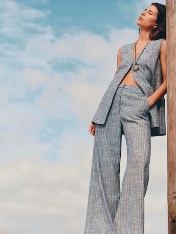 Marks & Spencer Regular Broek in Blauw