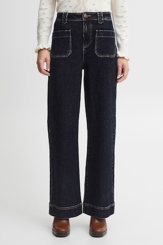 Atelier Rêve Wide leg Jeans 'IRELOI' in Blauw: voorkant