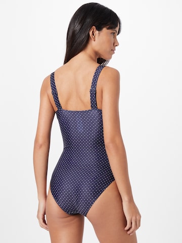 Balconnet Maillot de bain 'Ocean Bloom' Hunkemöller en bleu