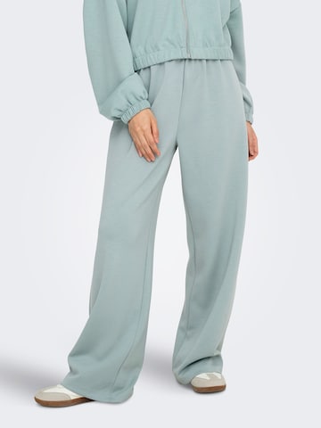 Wide Leg Pantalon 'ONLSCARLETT' ONLY en bleu : devant