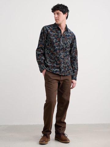 Fit confort Chemise 'Shoreman' Seasalt Cornwall en bleu