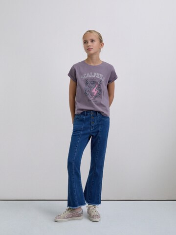 T-Shirt 'Tiger' Scalpers en violet : devant