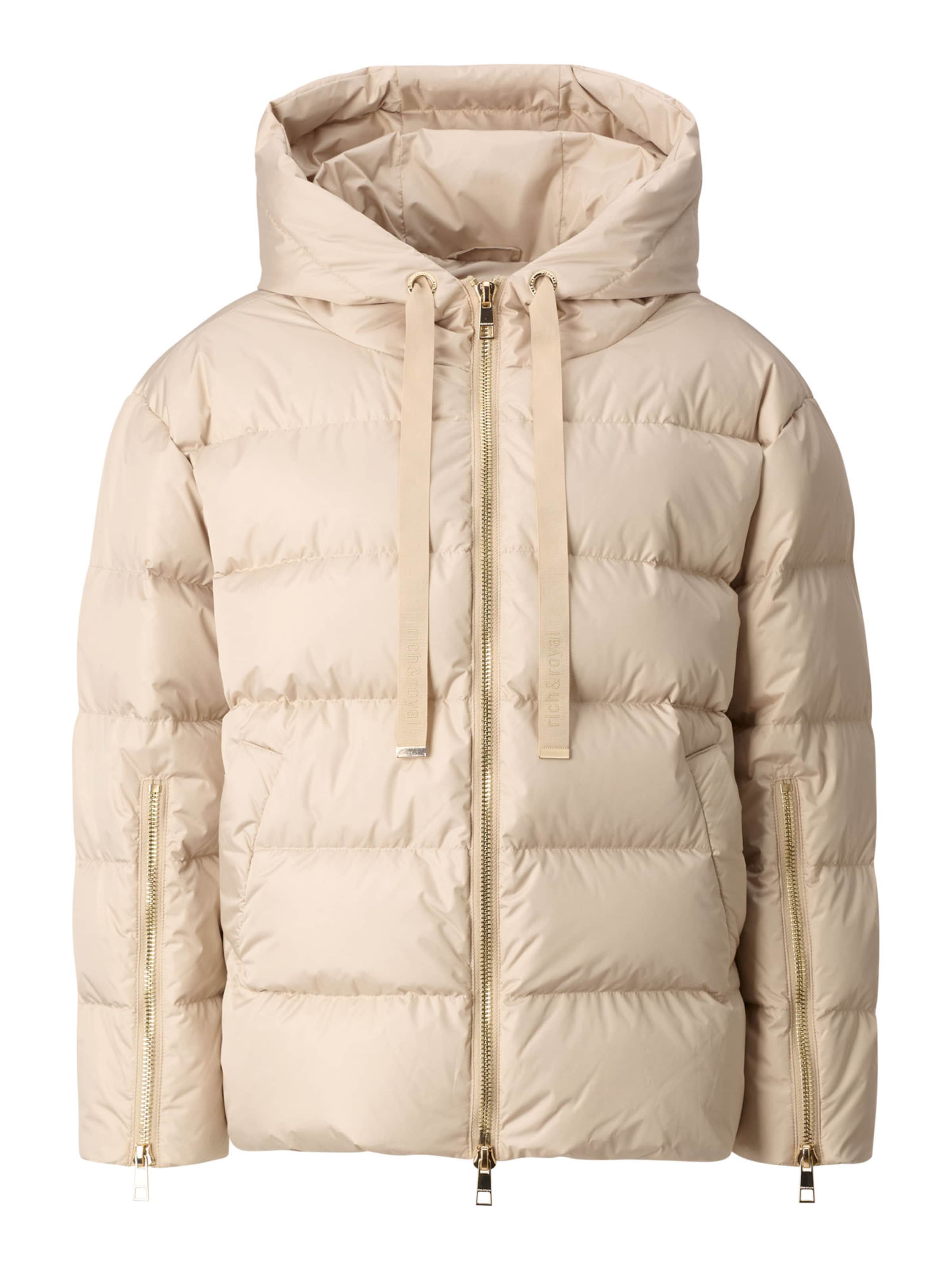 Giacca invernale di Rich & Royal in beige: frontale
