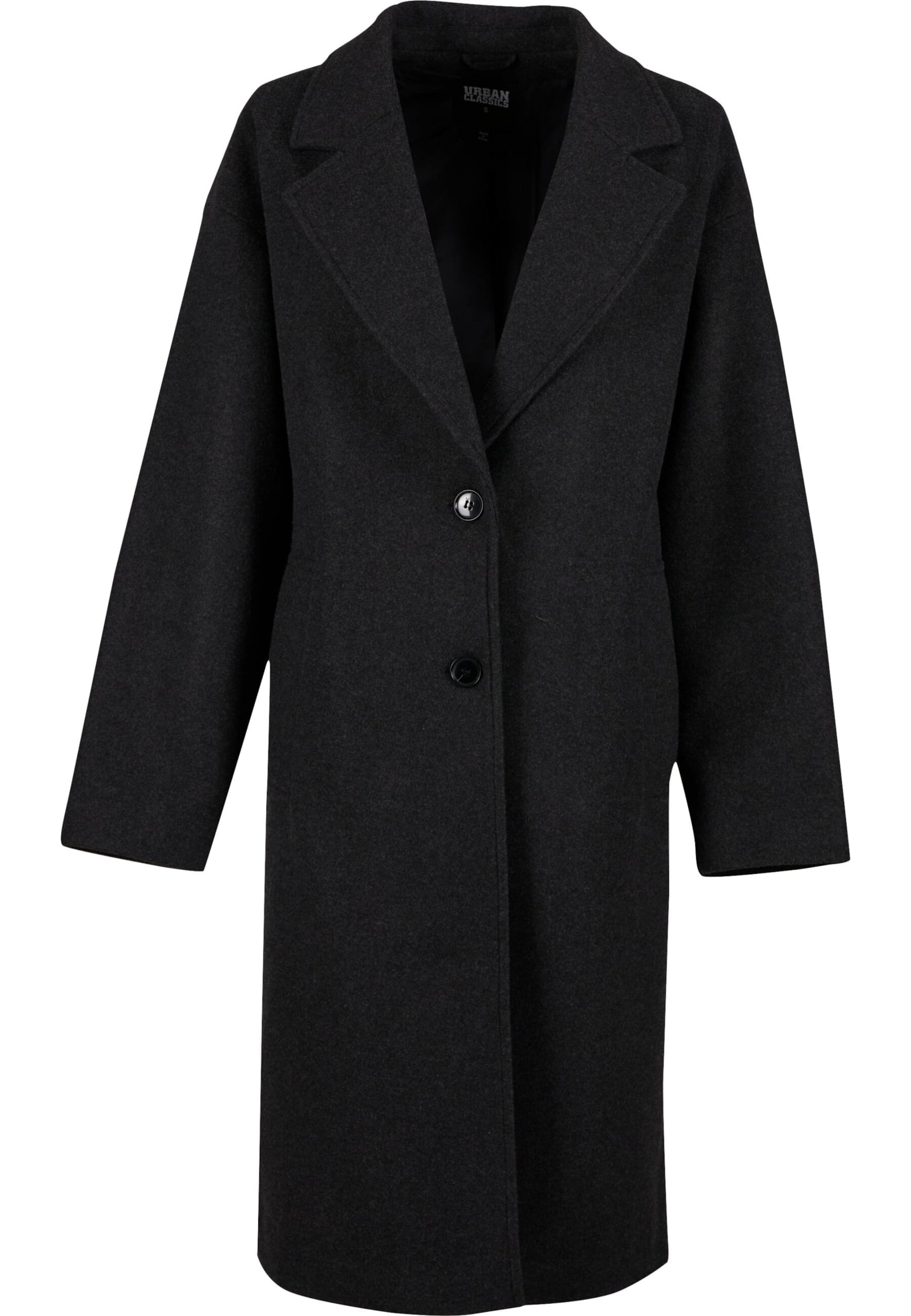 Urban Classics Преходно палто в сиво: отпред