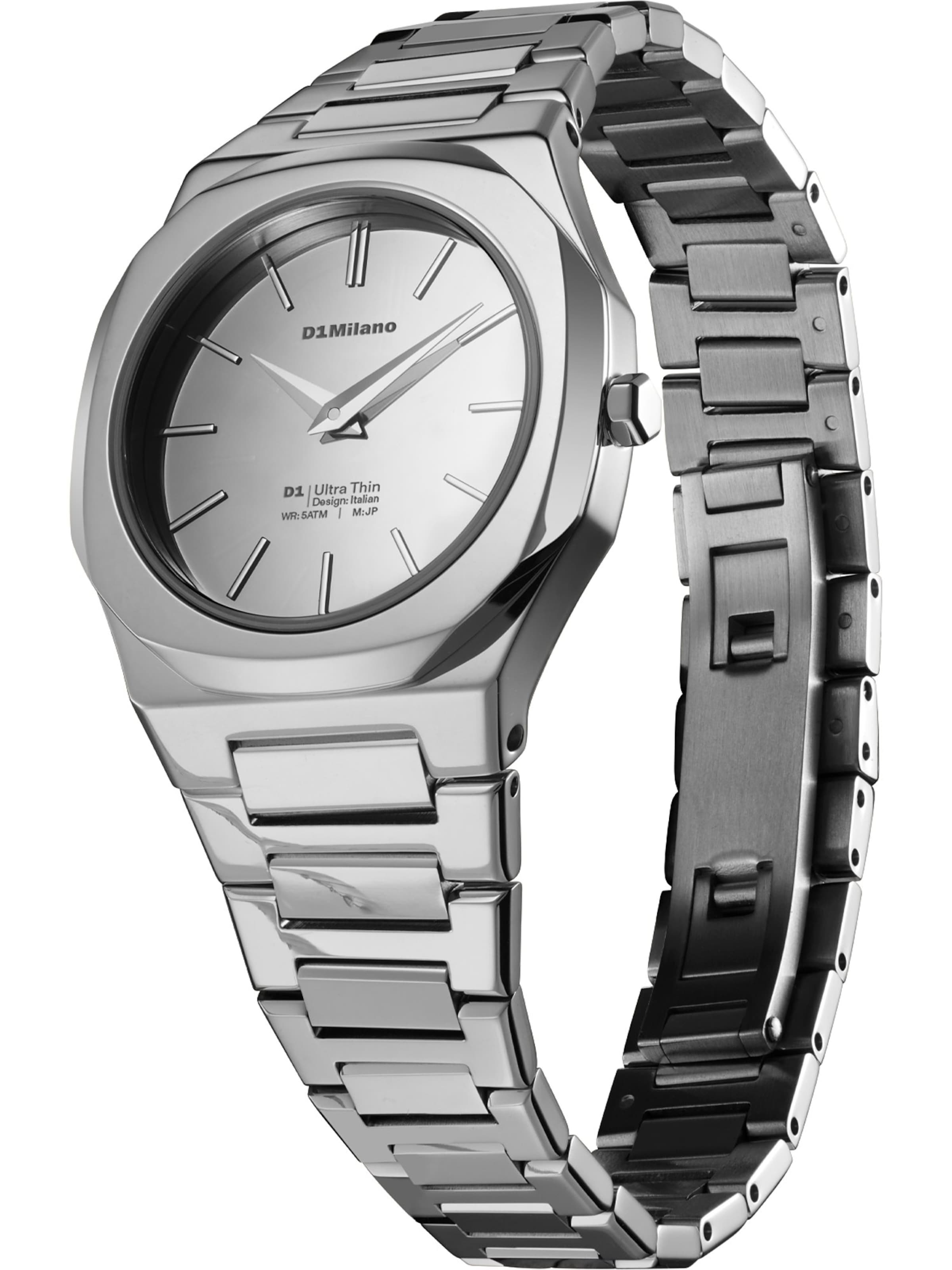 D1 Milano Analog Watch in Silver