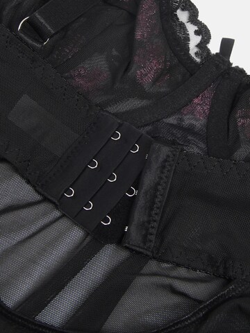 ORGANZA Lingerie Negligée 'Babydoll' in Schwarz