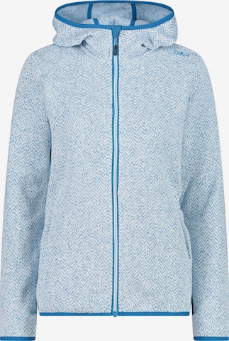 CMP Athletic Fleece Jacket in Blue: front