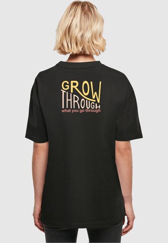 Merchcode Shirt 'Spring - Grow Through' in Zwart