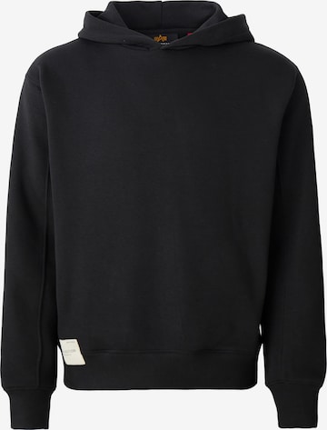 ALPHA INDUSTRIES Sweatshirt 'Studio Edition' in Black: front