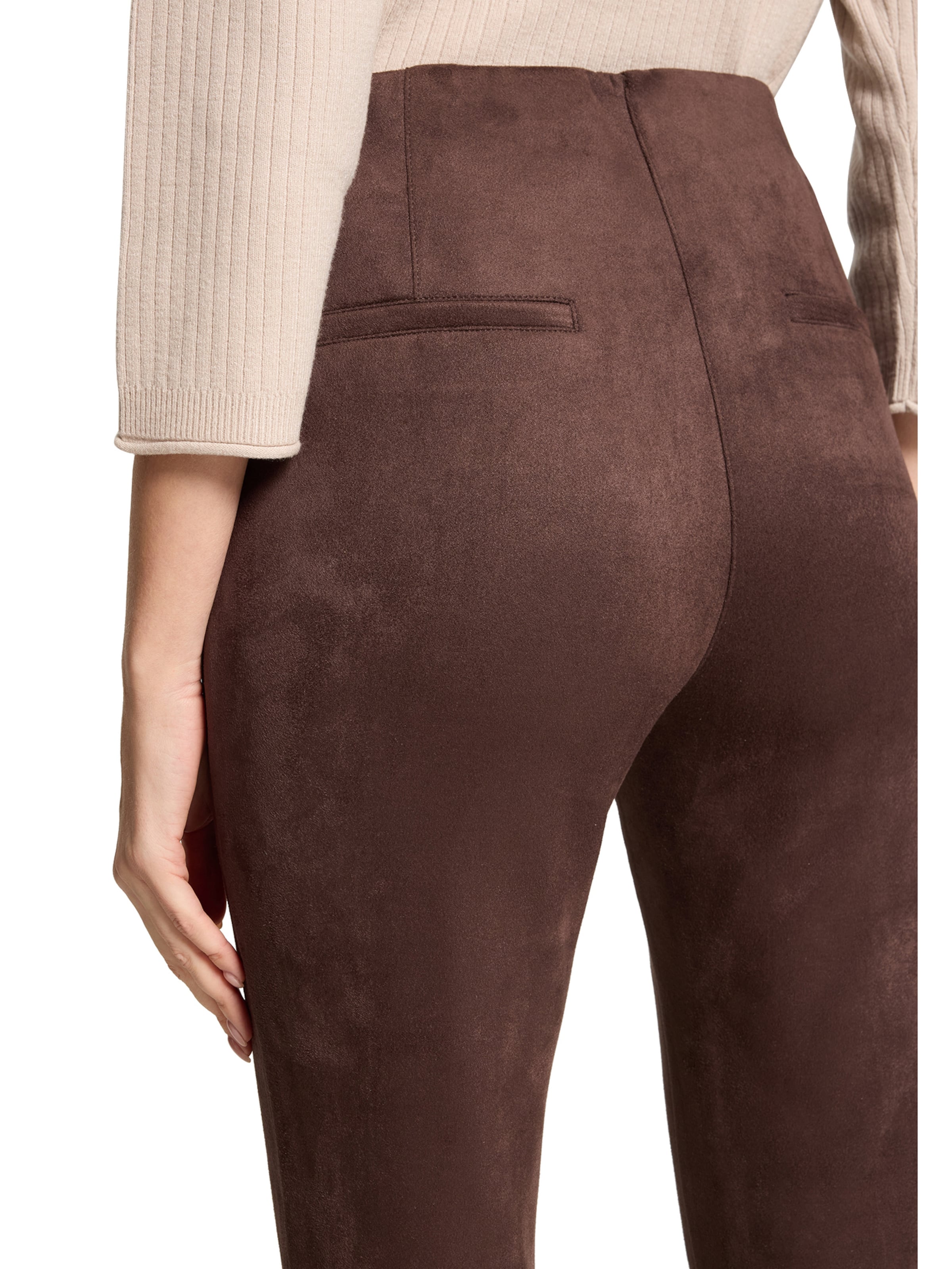 Coupe slim Pantalon Betty Barclay en marron