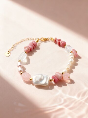 Nemomatheo Armband 'Rosengarten' in Pink