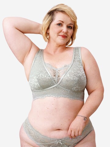 SugarShape Bralette Bra 'Eliana' in Green: front