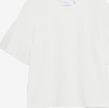 Maglietta di COMMA in bianco: frontale