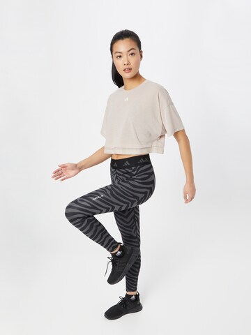 T-shirt fonctionnel 'Dance' ADIDAS PERFORMANCE en beige