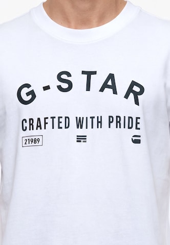 T-Shirt G-STAR en blanc