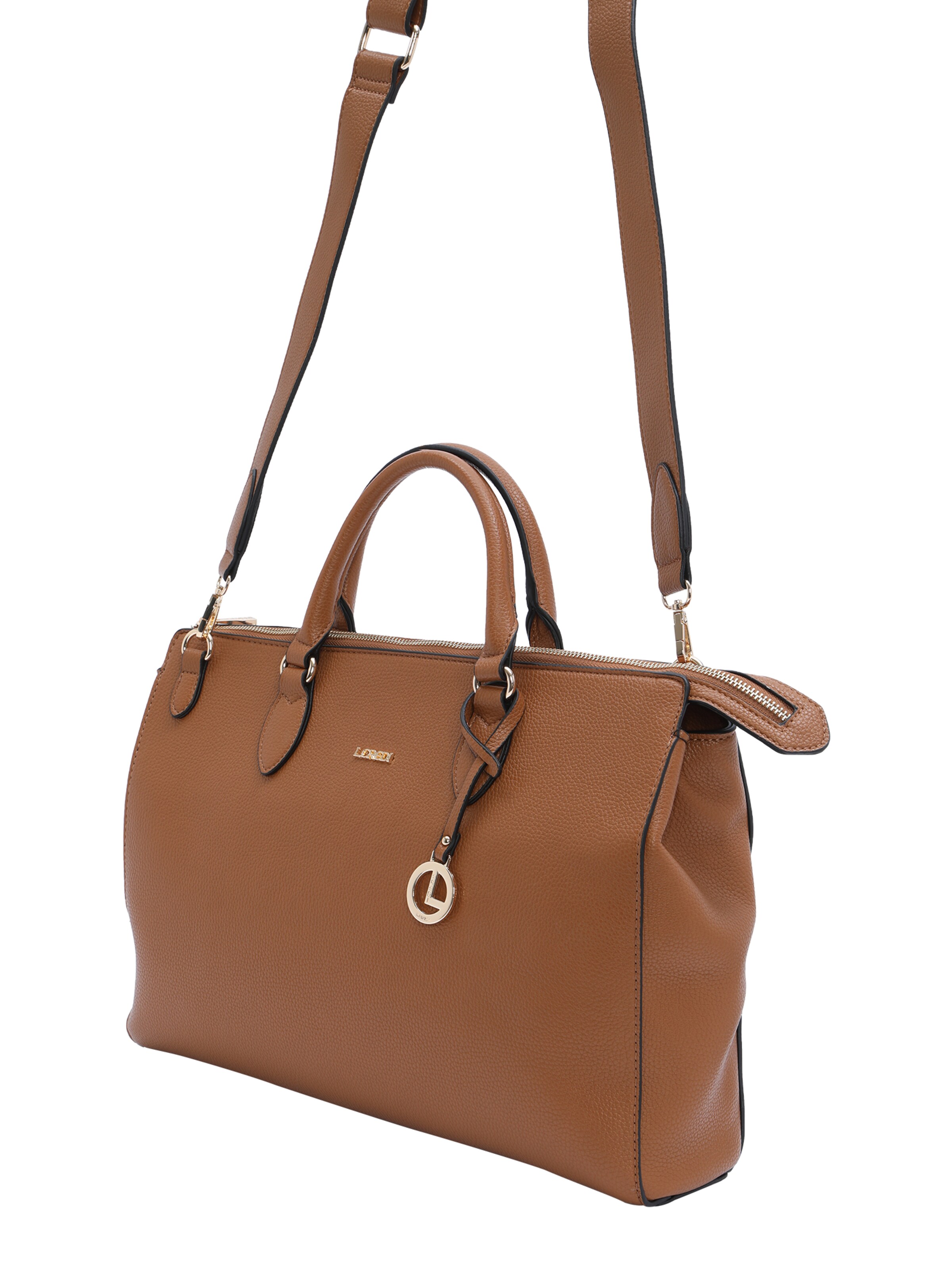 Frauen Taschen & Rucksäcke L.CREDI Handtasche 'Ella' in Karamell - NN29061 Frauen Taschen & Rucksäcke L.CREDI Handtasche 'Ella' in Karamell - NN29061
