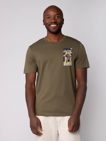 Watapparel Shirt 'Tarot The Emperor' in Green: front