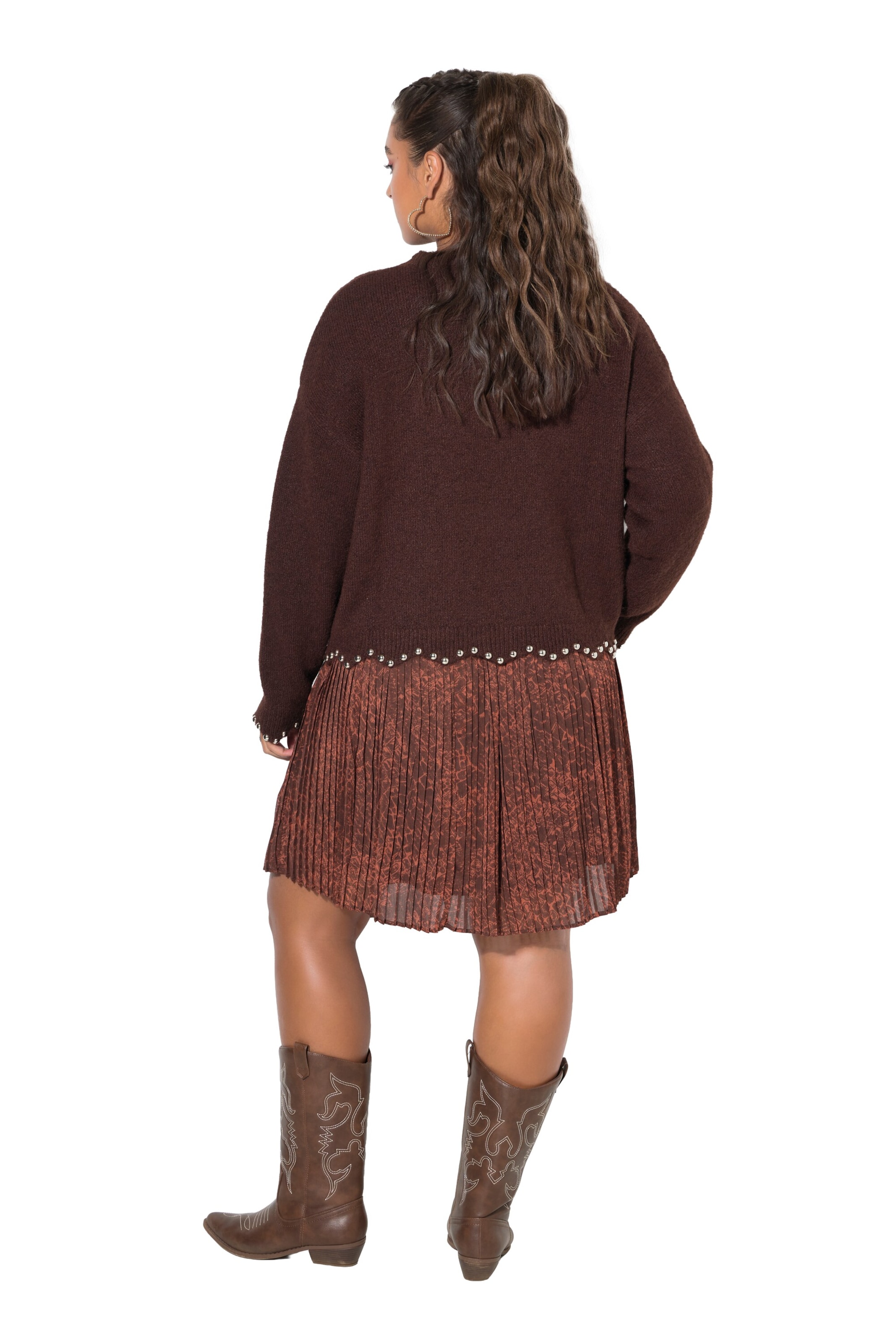 Studio Untold Pullover in Braun
