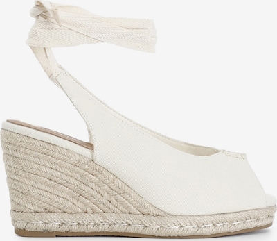 CAFè NOIR Sandale in elfenbein / weiß, Produktansicht