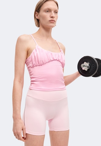 NIKE - Top desportivo 'One' em rosa