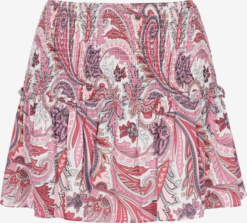 Jupe 'Festival' IZIA en rouge : devant