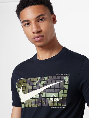 NIKE Funkční tričko – černá