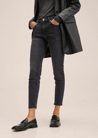 MANGO Skinny Jeans 'Isa' in Grey: front