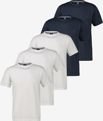 LERROS Shirt 'Basic' in Blau: Vorderseite