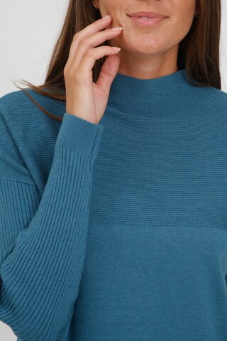 Fransa Sweater 'CEMELANGE' in Blue