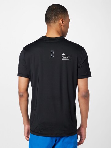 Lacoste Sport Λειτουργικό μπλουζάκι σε μαύρο
